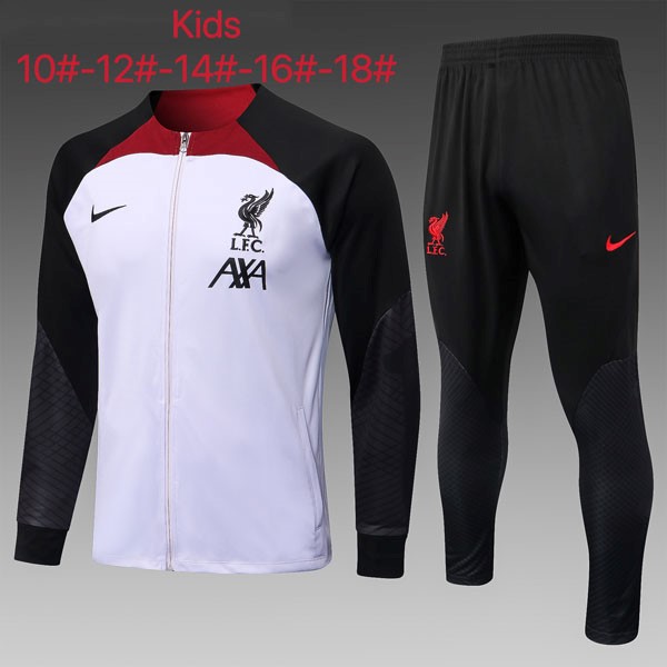 Ninos Chandal Liverpool 2022-2023 Blanco Negro